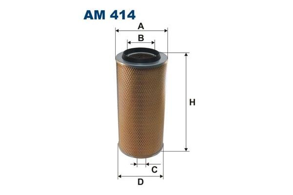 Hava Filtresi  Volkswagen LT P.Van/Minibüs (01.1979->1996)  FILTRON AM 414