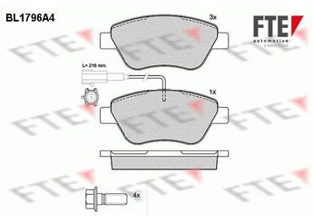Fren Disk Balata Ön FIAT ORJINAL K68049148AA  55174420 71752983 71754647 71754802 71770060 71770062 71770082 71770104 71772224 77362091 77362194 77362548 77363942 77363974 77364158 77364393 77364394 77364477 77364588 77364637 77364798 77364832 77364874 77364919 77365651 77366602 9949273 425496 425406 425407