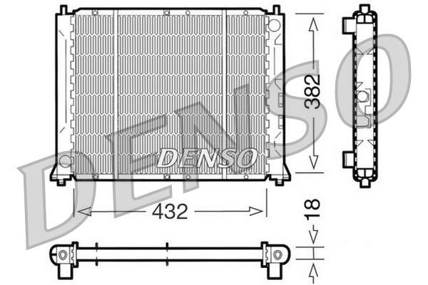 Su Radyatörü  DENSO DRM24004