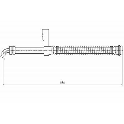 Fren Hortumu Ön Sağ veya Sol CAVO C800 705A