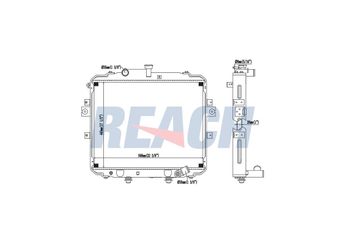 Su Radyatörü  ORİS 623-4811  253104F210 253104F110 253104F200 253104F400