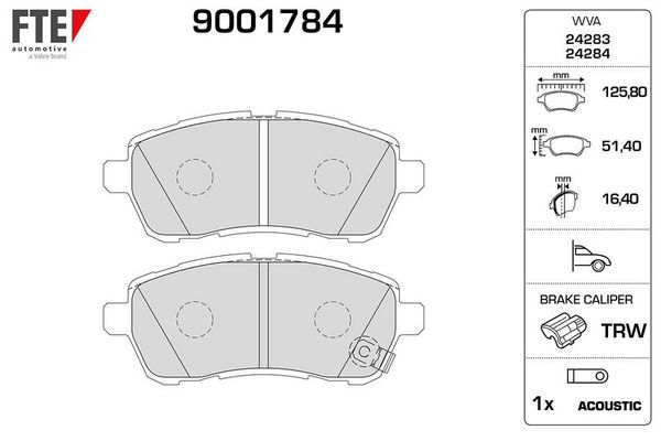 Fren Disk Balata Ön FTE 9001784