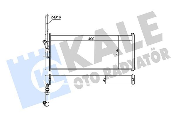 Kalorifer Radyatörü  KRAFTVOLL 08050303