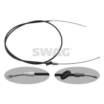 El Fren Teli Ön Sağ veya Sol Mercedes S -Serisi 4 Kapı (BM 220)(07.1998->)  SWAG 10 93 4903