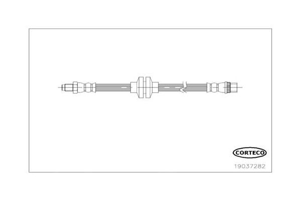 Fren Hortumu Ön Sağ veya Sol SVAC 60-0172