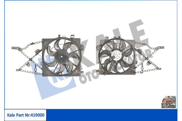 Radyatör Fan ve Motoru  OPEL ORJINAL 52464705