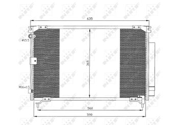 Klima Radyatörü  NRF 35339  8846044350 8846044360