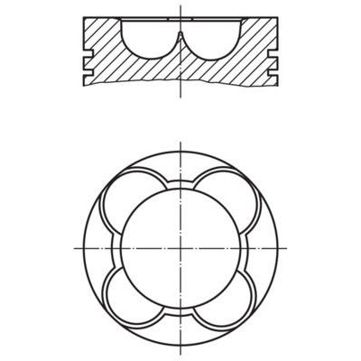 Piston (79.00MM-STD)   KING PISTON 18-3010480