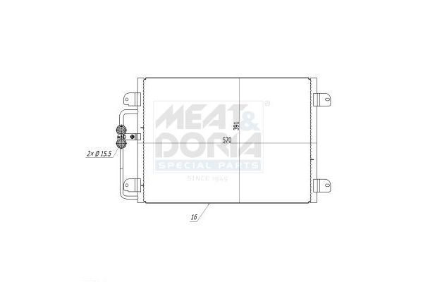 Klima Radyatörü  BEHR AC 233 000S