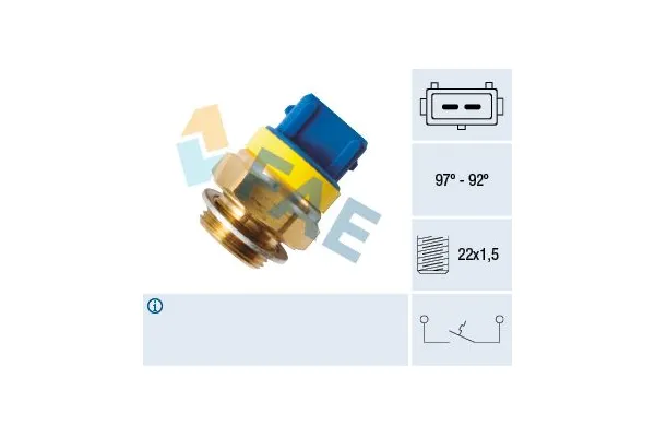 Fan Müşürü  Fiat Scudo (222)(11.1995->)  CALORSTAT TS1628