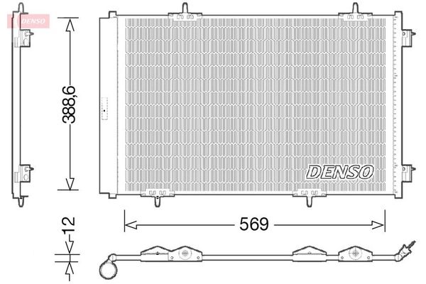 Klima Radyatörü  DENSO DCN21030