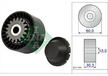 Vantilatör Kayış Gergi Rulmanı  INA 531 0811 10  8200324532 8200769155