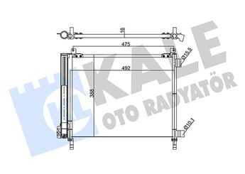 Klima Radyatörü  KALE 343170  921001HC1B 92100-1HC1B 921001HC3B 921011HC1B 92101-1HC1B 921101HC1B