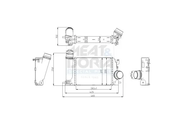 Turbo Radyatörü  Renault Talisman (11.2015->)  VEKA 42-3114