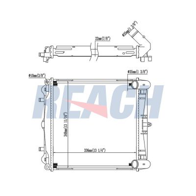 Su Radyatörü  Porsche Boxster (Typ 986)(08.1996->)  VEKA 16-4408
