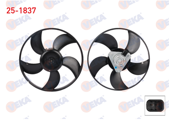 Radyatör Fan ve Motoru  VEKA 25-1837  46449099 46449130 46449133 46449134 7083120