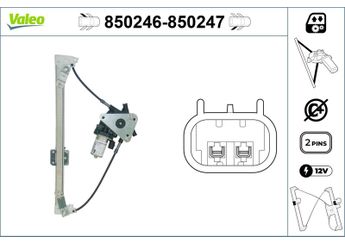 Cam Krikosu Arka Sol VALEO 850246  2027300746 2027301346 2027301946 A2027301346 A2027301946