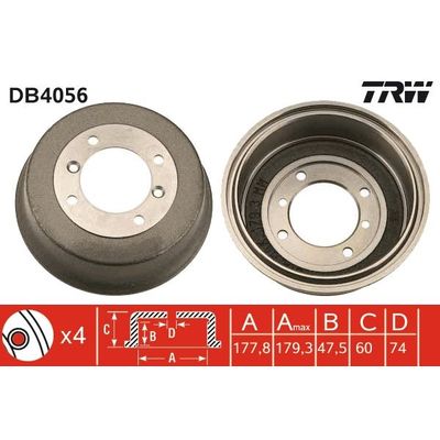 Kampana Arka Sağ veya Sol TRW DB4056