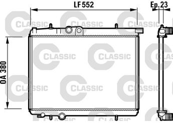 Klima Radyatörü  VALEO 232886  232886