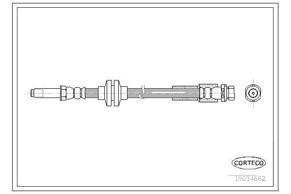 Fren Hortumu Arka Sağ veya Sol SVAC 20-0145