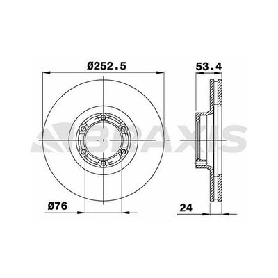 Fren Disk Ayna Ön Sağ ve Sol BRAXIS AE0107