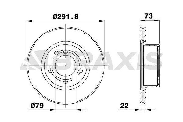 Fren Disk Ayna Ön Sağ ve Sol BRAXIS AD0204
