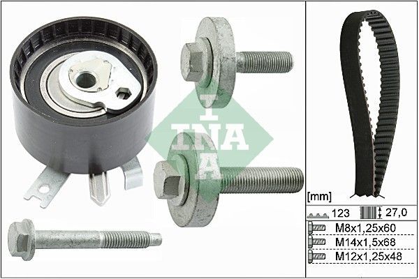 Triger Kayış Seti  Nissan Juke (F15E)(06.2010->)  INA 530 0197 10