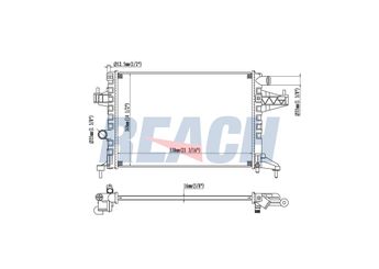 Su Radyatörü  VEKA 16-4469B  24445163 9201956 1300237 1300333 09201956 9201958 09201958 1300238 1300239 24445162 93382157 95513833