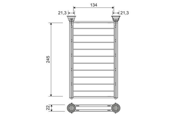 Kalorifer Radyatörü  BMW M4 Serisi Cabrio (F83)(2014->)  VALEO 811628