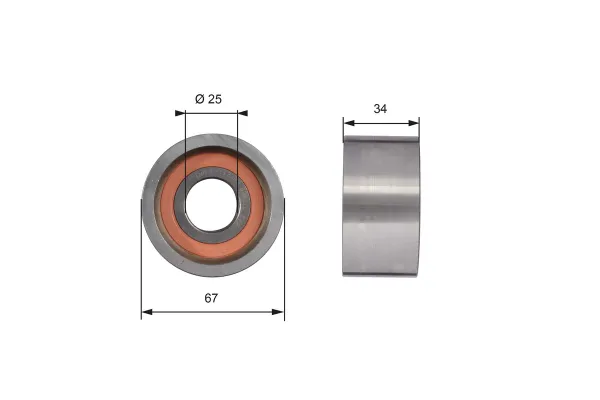Triger Gergi Rulmanı  GATES T41178