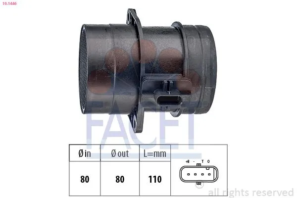 Hava Debimetresi  Volkswagen Passat Variant (CB5)(03.2019->)  FACET 10.1446