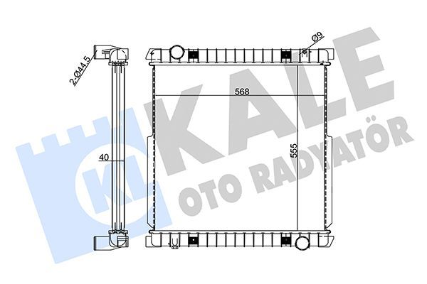 Su Radyatörü  KALE 351390