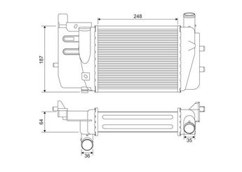 Turbo Radyatörü  ORİS ITO506064  179400N090 179400N070 17940-0N070 17940-0N090 179400N110 17940-0N110