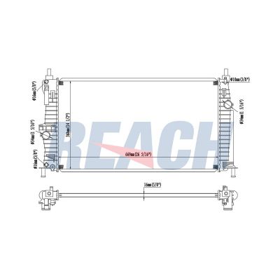 Su Radyatörü  Mazda 3 Sedan (BL)(04.2009->)  MGA 87180