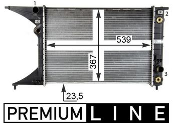Su Radyatörü  MAHLE CR 559 000P  17117594020 52463043 52 46 3043 52463044 6302008 R1150077 R1 15 0077