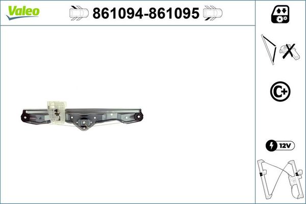 Cam Krikosu Arka Sol BMW 3 Serisi Sedan (F30)(2011->)  VALEO 861095