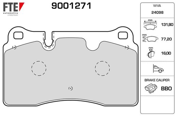 Fren Disk Balata Ön FTE 9001271