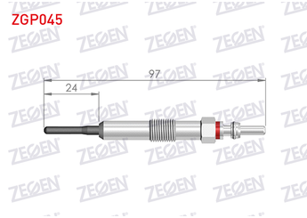Isıtma Bujisi  ZEGEN ZGP045  1106500Q0E 4151590001 8200682592 A4151590001 82 00 682 592 11065 00Q0E A 415 159 00 01 1106500Q0S 11065 00Q0S 110651186R 110654876R 110655687R 8660001621