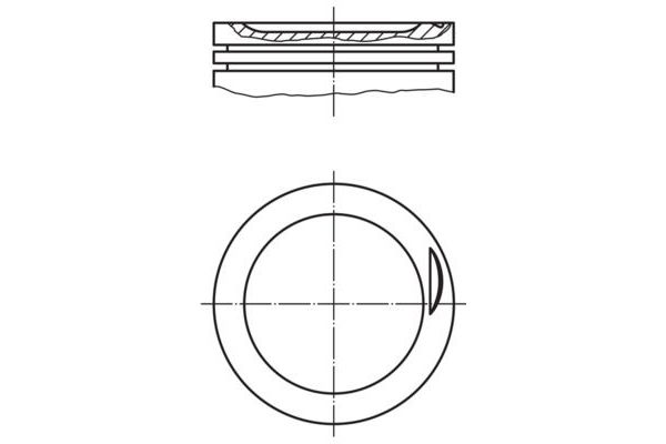 Piston (71.50MM-STD)   KING PISTON 18-4011060