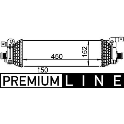 Turbo Radyatörü  Ford Fiesta (CBK)(2002->)  MAHLE CI 326 000P