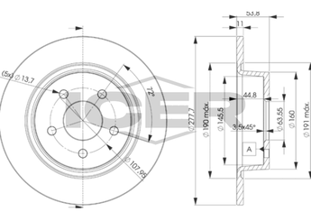 Fren Disk Ayna Arka Sağ ve Sol MARGO 2210011  1362867 1362868 1 362 867 4367107 4 367 107 4457989 4 457 989 4475316 4 475 316
