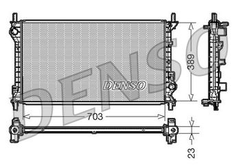 Su Radyatörü  DENSO DRM10108  DRM10108 2T148005CC 4367092