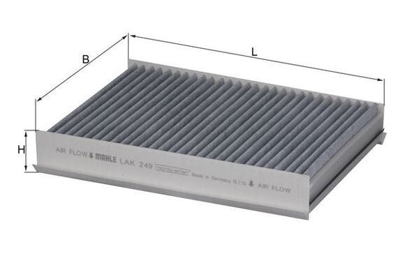 Polen Filtresi  Jaguar XJ (X350/X358)(2003->)  MAHLE LAK 249