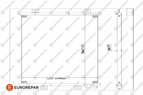 Klima Radyatörü  Fiat Punto (188) 3/5 Kapı (09.1999->)  EUROREPAR 1609636780