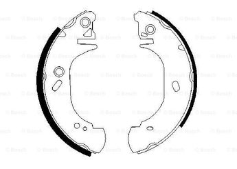 Fren Pabuçlu Balata Arka BRAXIS AC0009  