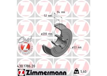 Kampana Arka Sağ veya Sol ZIMMERMANN 430.1786.20  9196290 418001 9004416 418 001