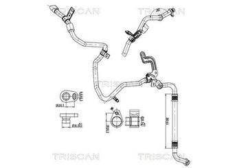Klima Hortumu  RENAULT ORJINAL 924802094R  924802094R 6000619800 4407532 44 07 532 93459100 93868382 9248 020 94R 924807380R 9248 073 80R