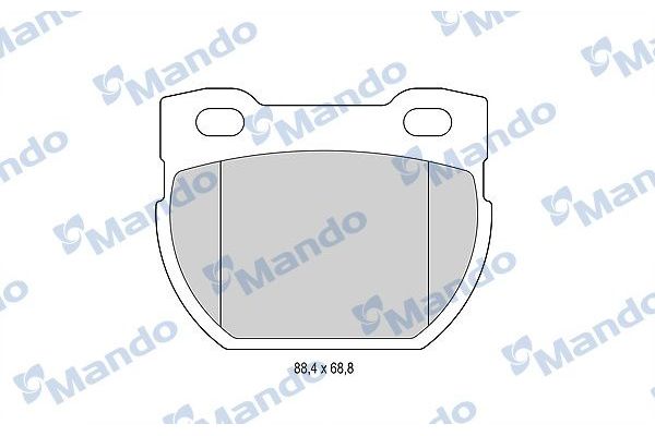 Fren Disk Balata Arka Land Rover Defender (LD)(10.2002->)  MANDO MBF015603