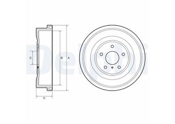 Kampana Arka Sağ veya Sol EUROCRAFT EU F17162-018  R2X6 1126 AA