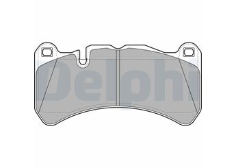 Fren Disk Balata Ön DELPHI LP2053  A0054203920 980139070 44205020 004 420 5020 54203920 0054203920 A0044205020 A004 420 5020